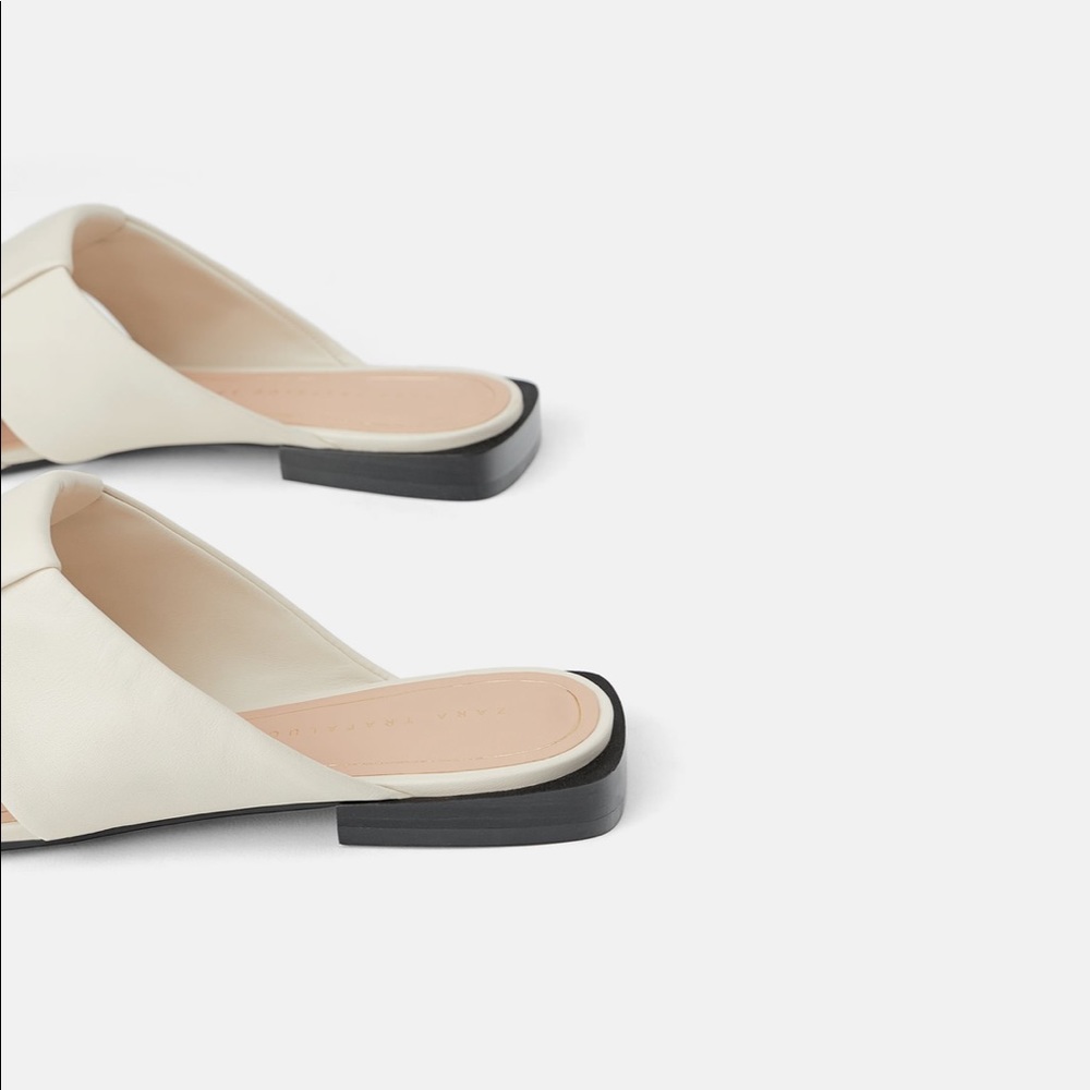 ZARA Join Life Leather Mules - Picture 8 of 8